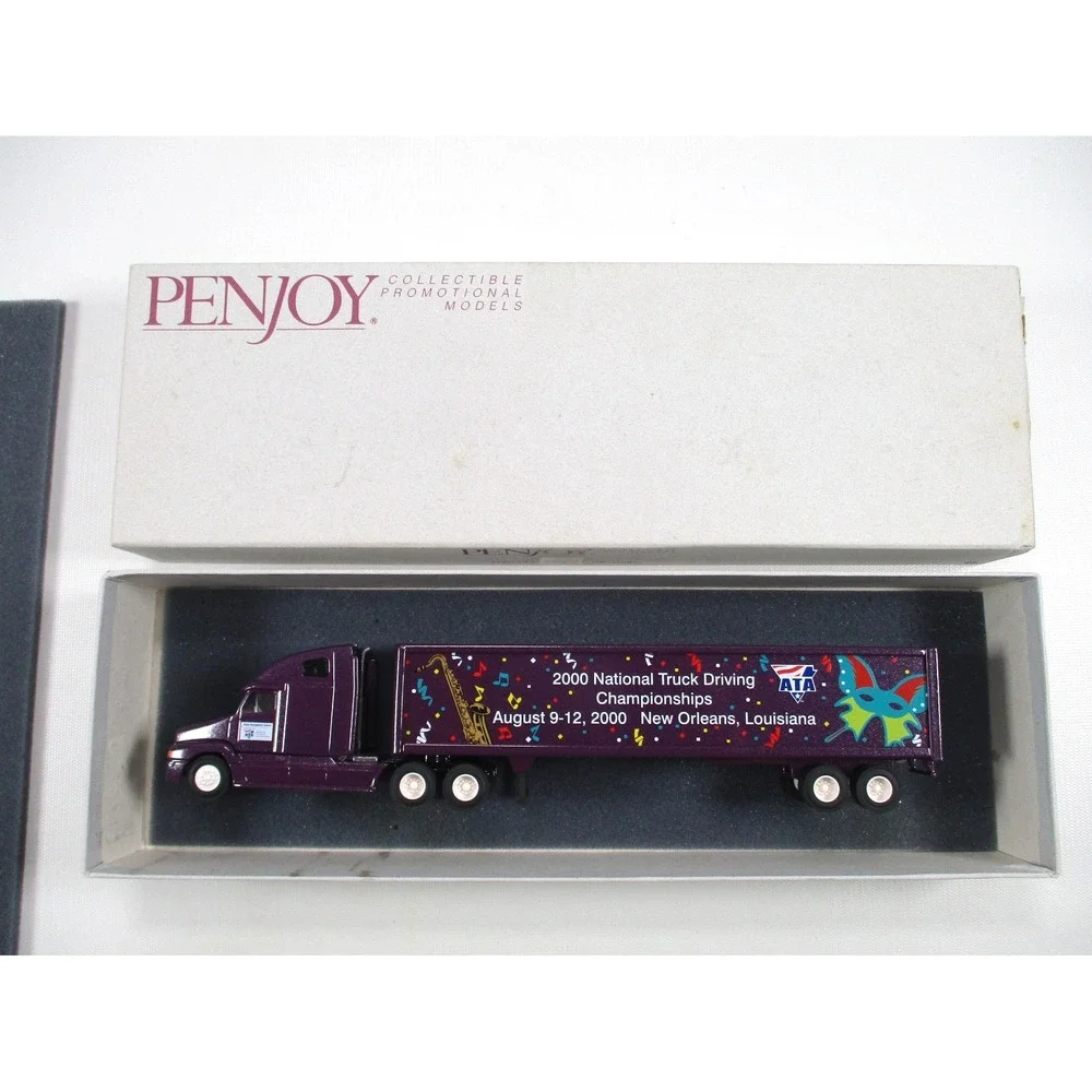 Penjoy Vintage Die Cast Semi Truck / Trailer 2000 ATA Truck Driving Championship